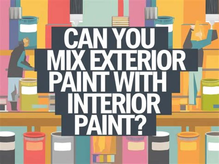 Can you mix stain and paint?