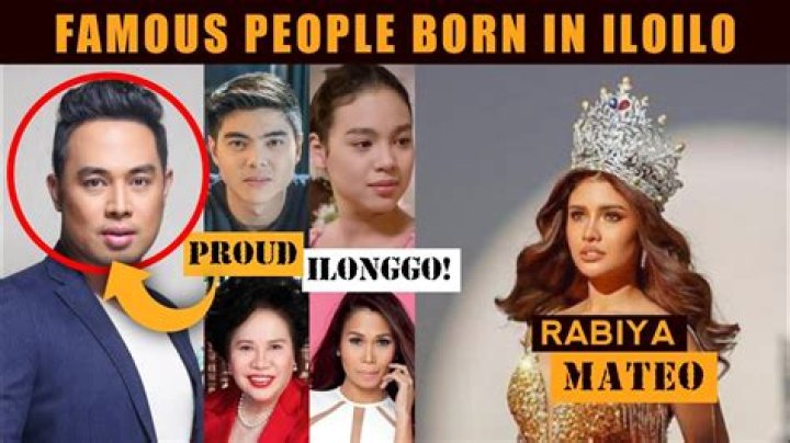 Celebrities Born In Iloilo, Philippines