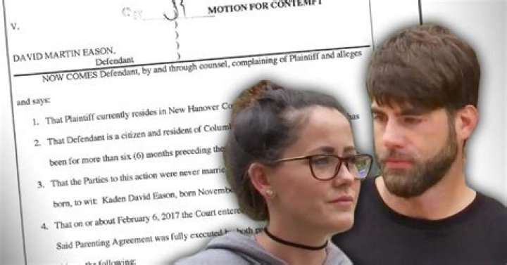 Court Documents Reveal Jenelle Evans' Concerns About David Eason