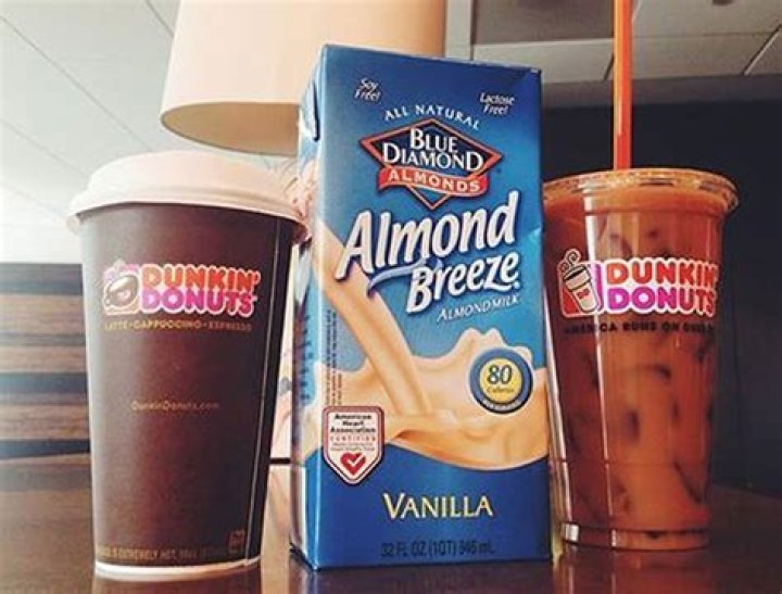 Does Dunkin Donuts use almond milk?