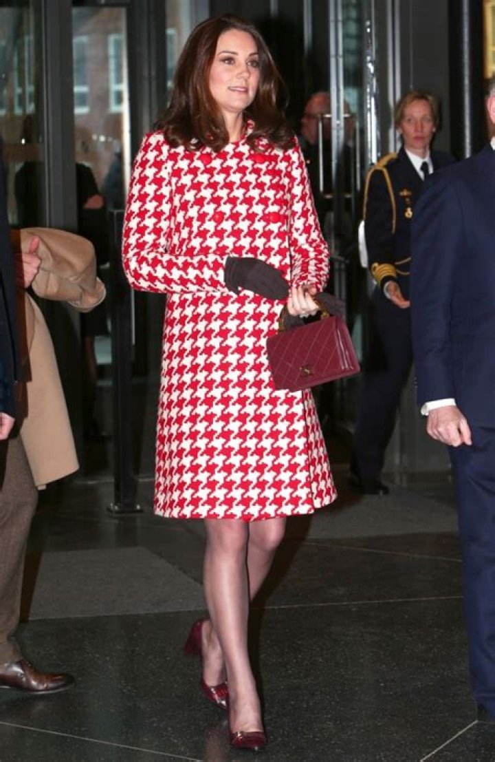 Duchess Kate wore McQueen & houndstooth Catherine Walker in Stockholm
