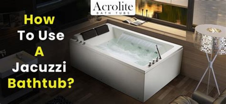 How do I turn my bath into a jacuzzi?