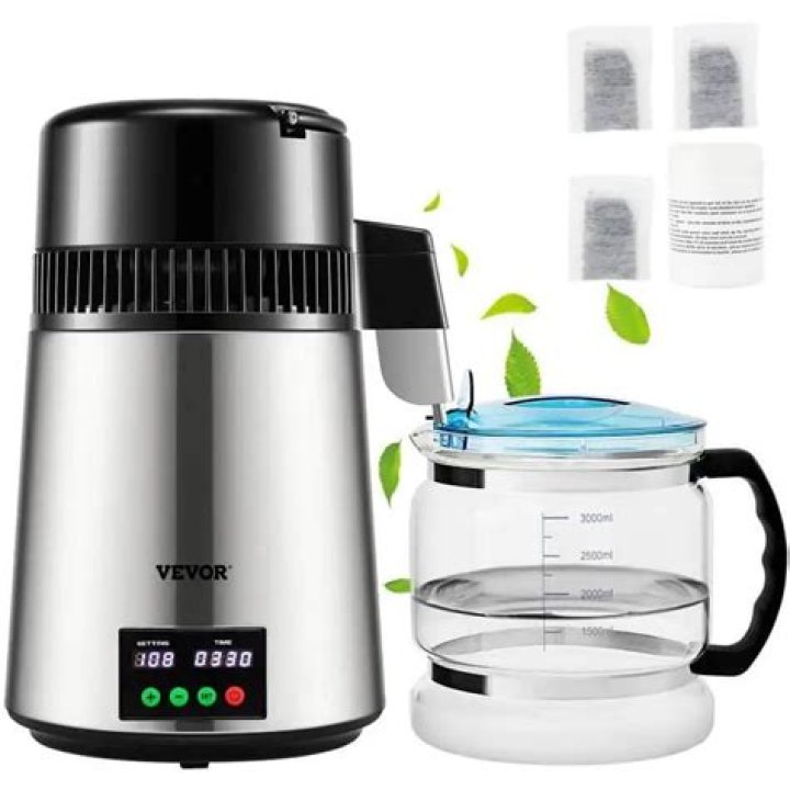 How do you clean a water distiller?