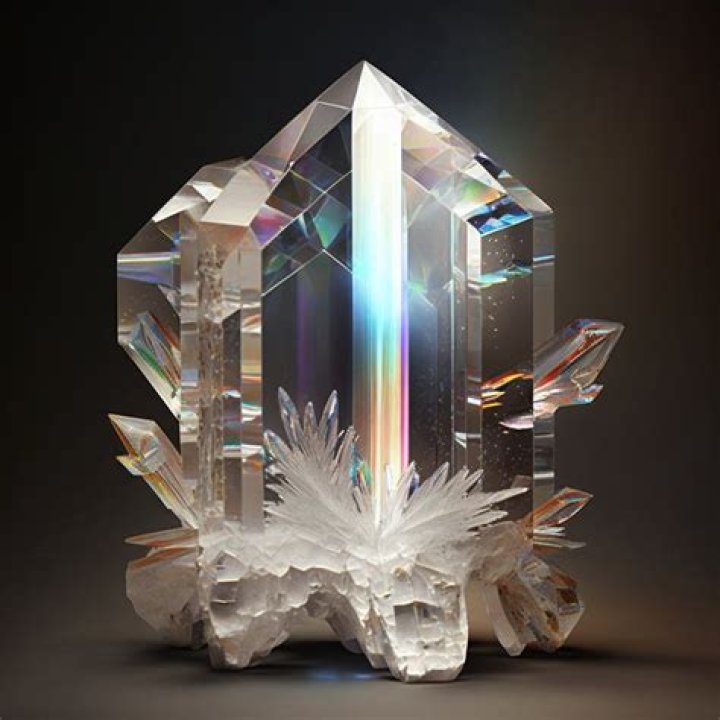 How do you clean dirt off a quartz crystal?
