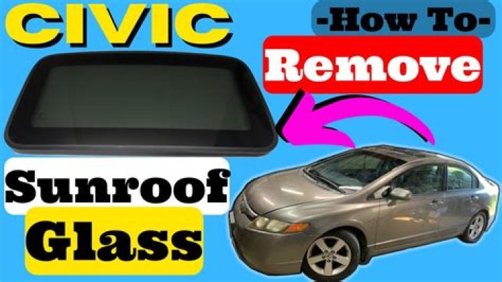 How do you close a sunroof on a Honda Civic?