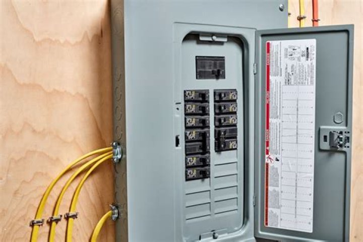 How do you hide a circuit breaker panel?