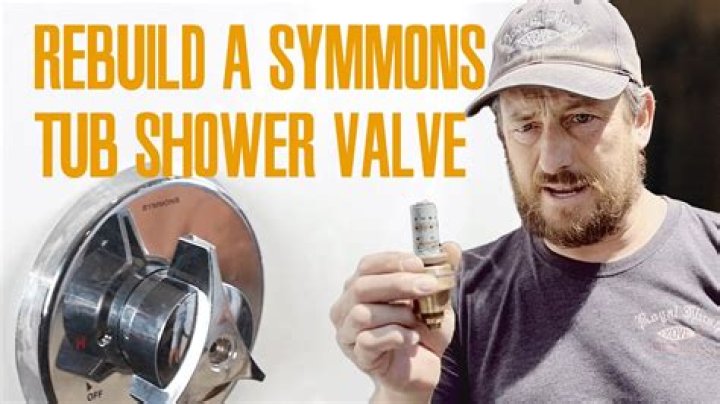How do you remove a Symmons tub spout?