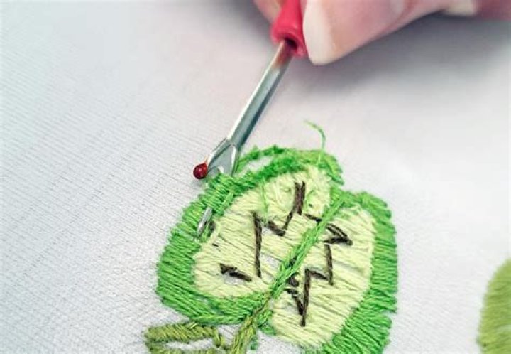 How do you remove embroidery at home?
