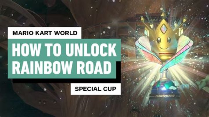 How do you unlock the Special Cup on Mario Kart Wii?