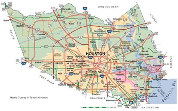 How far is Houston from New Jersey?