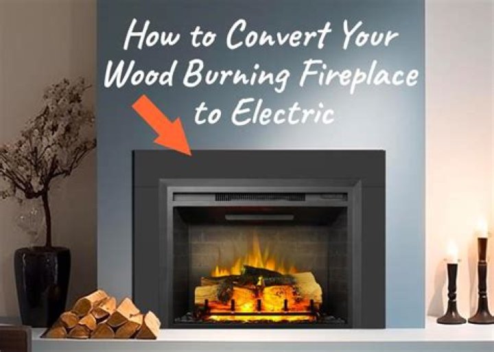 How much does it cost to convert a wood burning fireplace to electric?