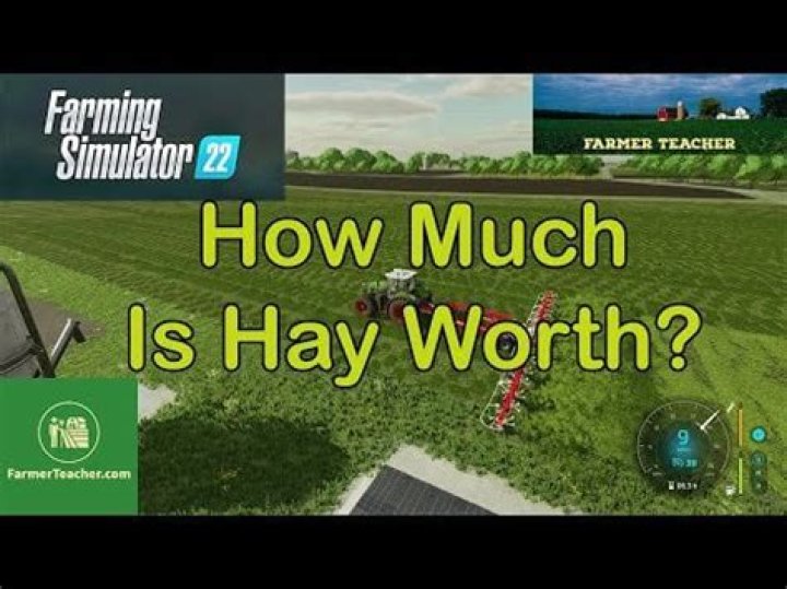 How much is hay worth per acre?