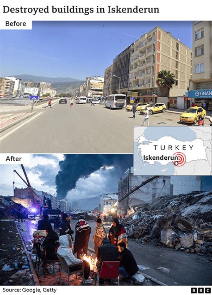 
Hundreds dead after powerful 7.8 quake knocks down buildings in Turkey, Syria 