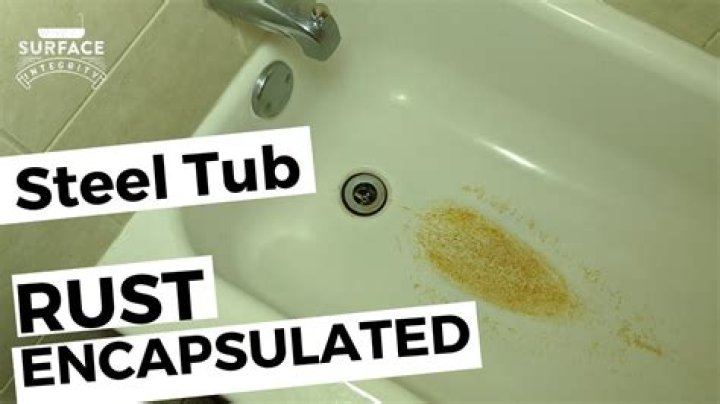 Is a rusty bathtub dangerous?