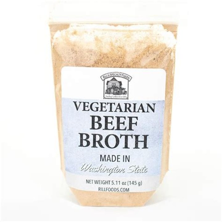 Is beef flavored broth vegetarian?