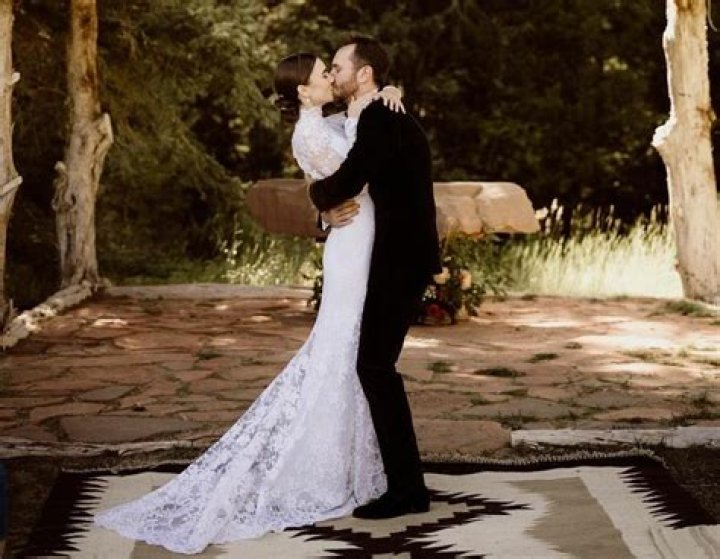 Lily Collins wore Ralph Lauren for her weekend wedding to Charlie McDowell