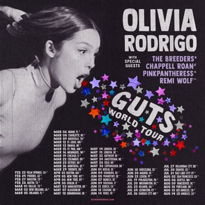 	Olivia Rodrigo launched a reproductive-rights fund alongside her Guts world tour	