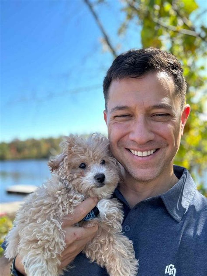 Puppy Bowl referee Dan Schachner adopted his first dog after fostering for 10 years