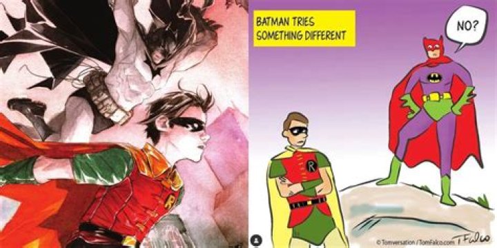 Russell Brand dresses up as Batman, makes homoerotic jokes about Robin