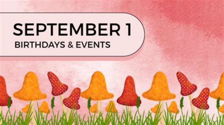 September 1 Birthdays By Profession