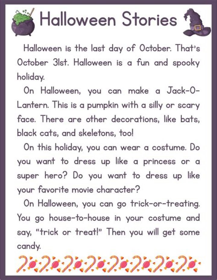 Stories for Halloween | Celebrating Holidays