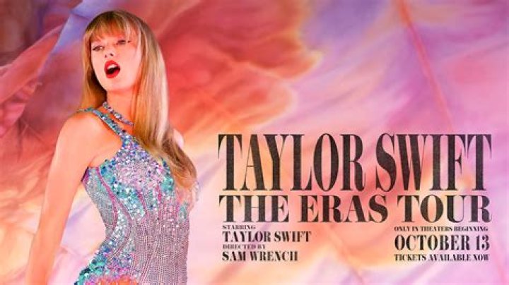 Taylor Swift’s Eras Tour movie is scheduled for a global release