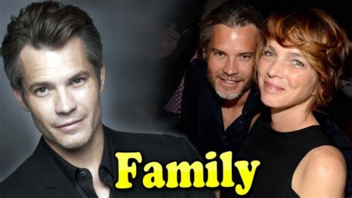 Timothy Olyphant - Age, Family, Bio