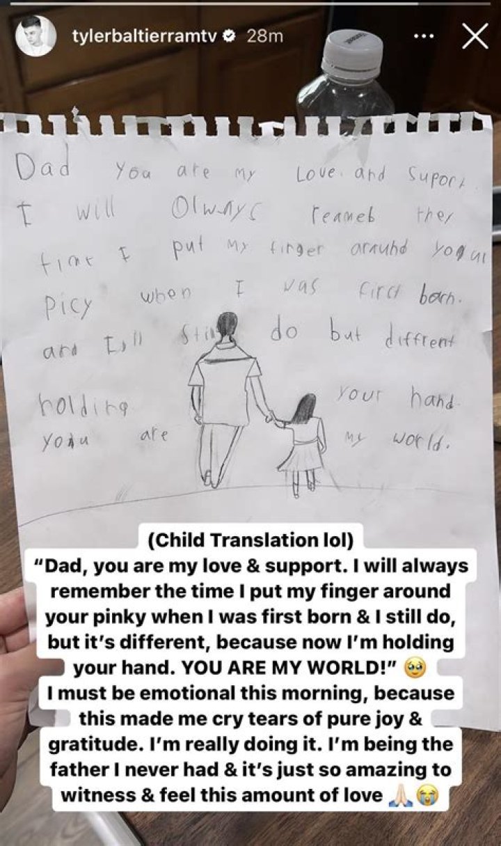 Tyler Baltierra Shares Emotional Message About Daughters