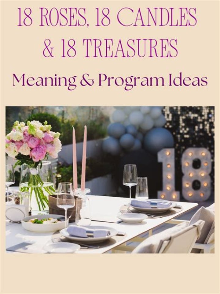 What does 18 treasures mean in debut?