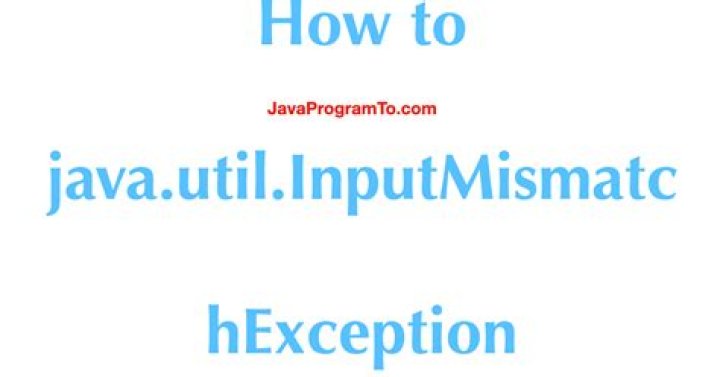 What is Exception in thread main Java Util InputMismatchException?