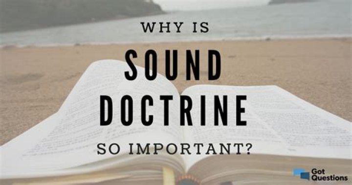 What is sound doctrine KJV?