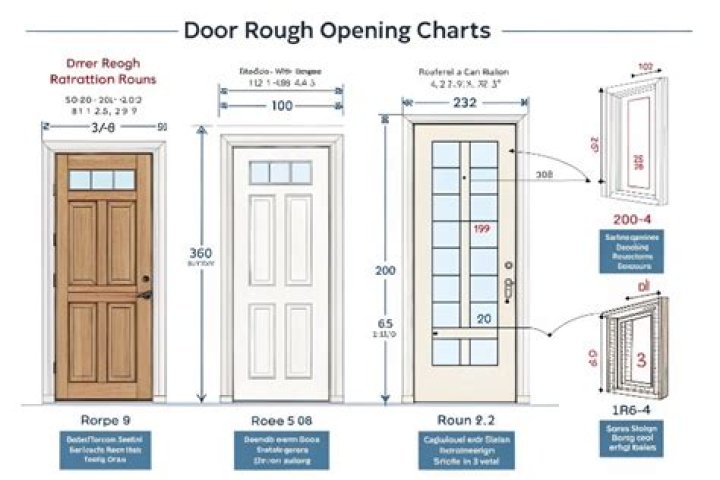What is the rough opening for a 3070 door?