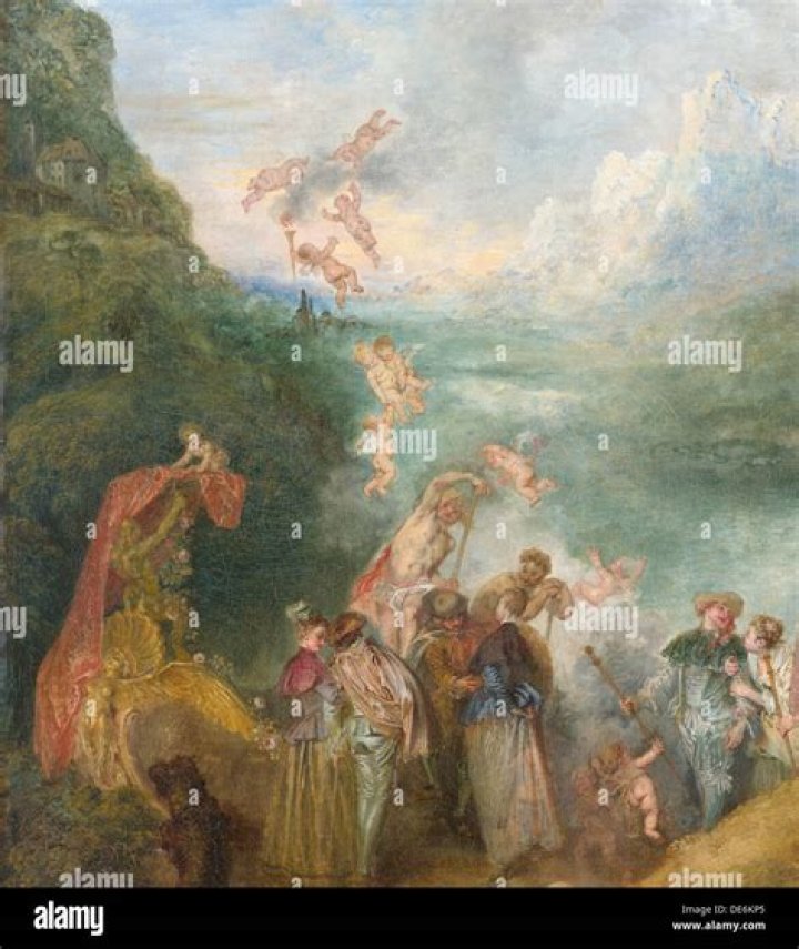 What type of painting is Watteau’s return from Cythera?