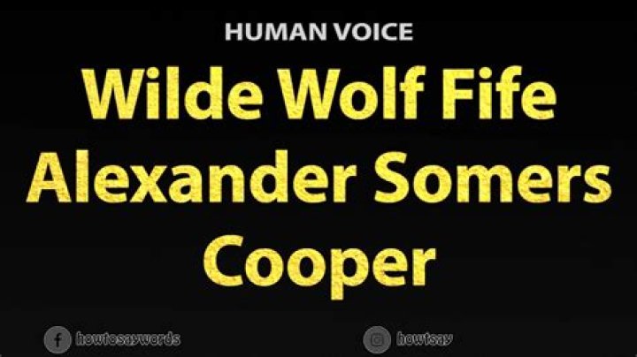 Wilde Wolf Fife Alexander Somers Cooper Bio (Wiki) 